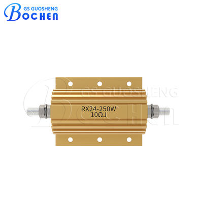 250W Gold Aluminium Housing High Power Resistor Draadwond Verstelbaar RX24